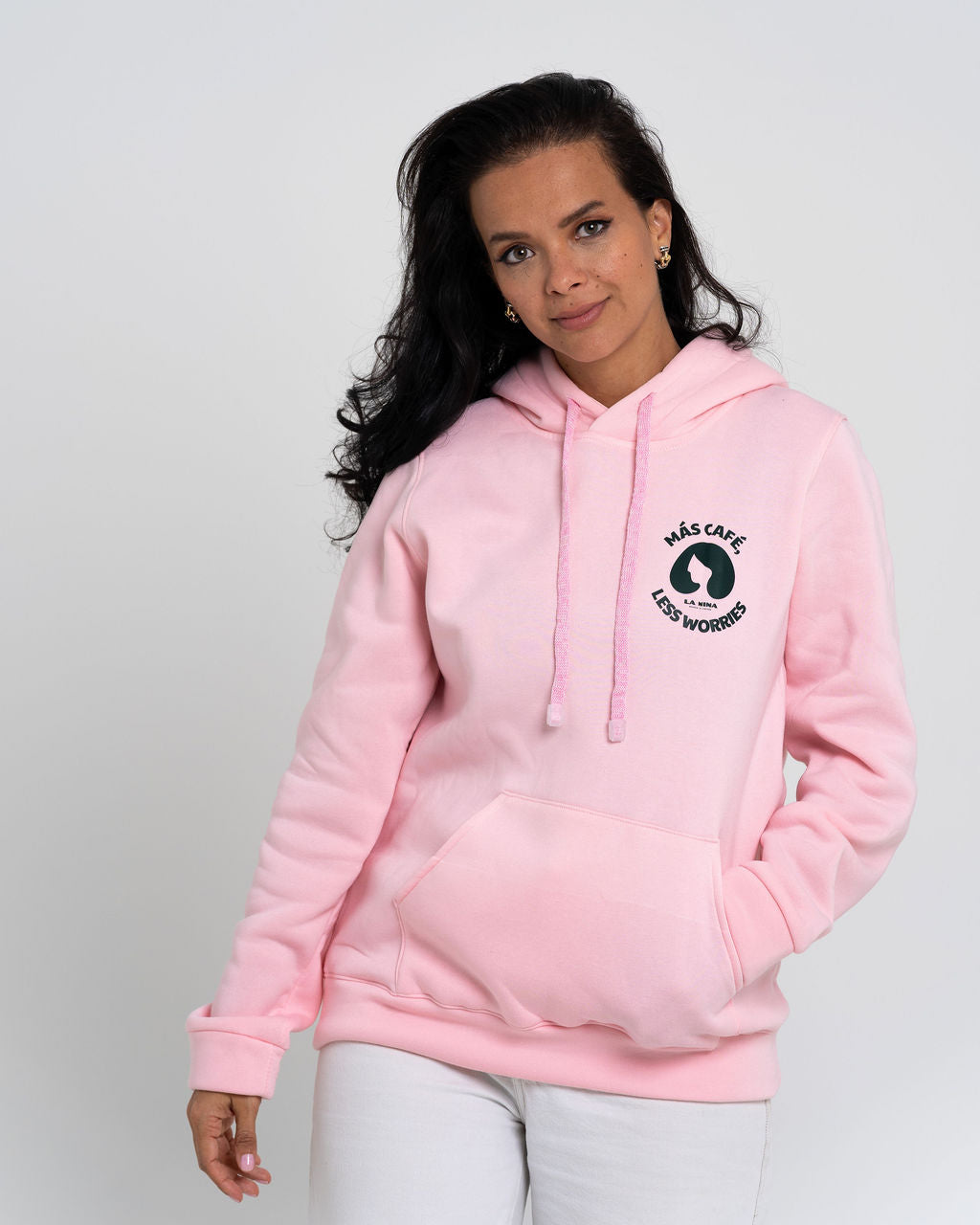 Hoodie Más Café, Less Worries