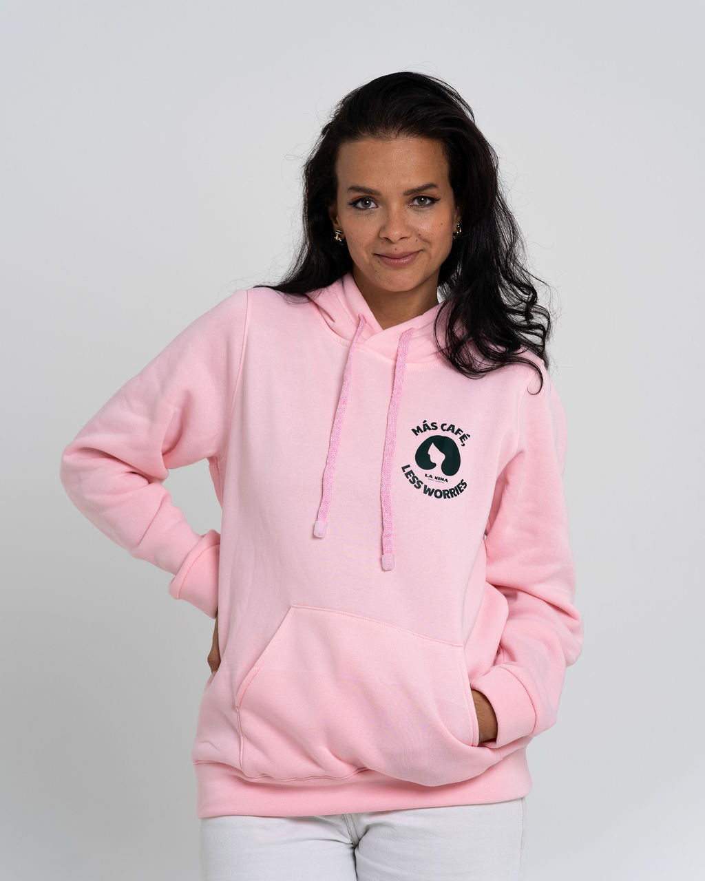 Hoodie Más Café, Less Worries