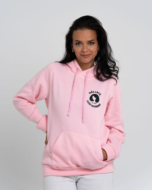 Hoodie Más Café, Less Worries